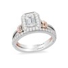 Thumbnail Image 2 of Previously Owned - Enchanted Disney Snow White 5/8 CT. T.W. Emerald-Cut Diamond Engagement Ring in 14K Two-Tone Gold