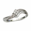 Thumbnail Image 1 of Previously Owned - Cherished Promise Collection™ 1/20 CT. T.W. Diamond Splendid Promise Ring in Sterling Silver