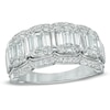 Thumbnail Image 1 of Previously Owned - 1 CT. T.W. Multi-Baguette Diamond Five Stone Anniversary Band in 14K White Gold