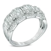 Thumbnail Image 2 of Previously Owned - 1 CT. T.W. Multi-Baguette Diamond Five Stone Anniversary Band in 14K White Gold