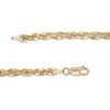 Thumbnail Image 3 of Previously Owned - Men's 4.4mm Diamond-Cut Glitter Rope Chain Necklace in 10K Gold - 24"