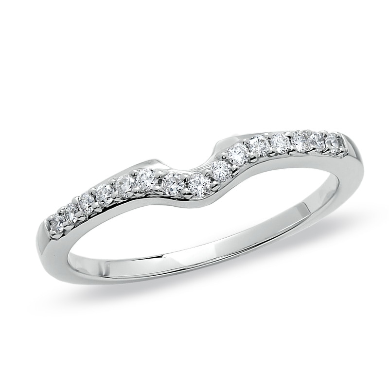 Main Image 1 of Previously Owned - 1/6 CT. T.W. Diamond Solitaire Enhancer in 14K White Gold