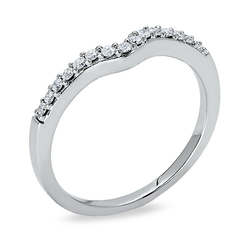 Main Image 2 of Previously Owned - 1/6 CT. T.W. Diamond Solitaire Enhancer in 14K White Gold