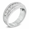 Thumbnail Image 2 of Previously Owned - 1 CT. T.W. Diamond Milgrain Band in 14K White Gold