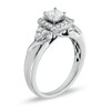 Thumbnail Image 2 of Previously Owned - 5/8 CT. T.W. Princess-Cut Diamond Frame Engagement Ring in 10K White Gold