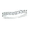 Thumbnail Image 1 of Previously Owned - 1/2 CT. T.W. Diamond Contour Anniversary Band in 14K White Gold