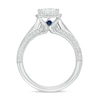 Thumbnail Image 3 of Previously Owned - Vera Wang Love Collection 1-1/2 CT. T.W. Princess-Cut Diamond Frame Engagement Ring in 14K White Gold