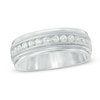 Thumbnail Image 1 of Previously Owned - 1/2 CT. T.W. Diamond Milgrain Anniversary Band in 14K White Gold