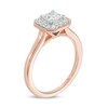 Thumbnail Image 2 of Previously Owned - Vera Wang Love Collection 5/8 CT. T.W. Diamond Frame Vintage-Style Engagement Ring in 14K Rose Gold