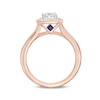 Thumbnail Image 3 of Previously Owned - Vera Wang Love Collection 5/8 CT. T.W. Diamond Frame Vintage-Style Engagement Ring in 14K Rose Gold