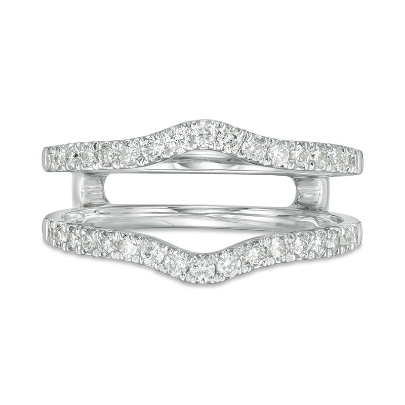 Main Image 4 of Previously Owned - 1/2 CT. T.W. Diamond Solitaire Enhancer in 14K White Gold