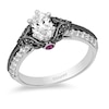 Thumbnail Image 1 of Previously Owned - Enchanted Disney Villains Evil Queen 1 CT. T.W. Oval Diamond Ring in 14K Two-Tone Gold