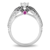 Thumbnail Image 3 of Previously Owned - Enchanted Disney Villains Evil Queen 1 CT. T.W. Oval Diamond Ring in 14K Two-Tone Gold
