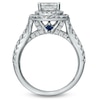 Thumbnail Image 2 of Previously Owned - Vera Wang Love Collection 2-1/5 CT. T.W. Princess-Cut Diamond Frame Engagement Ring in 14K White Gold