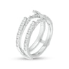 Thumbnail Image 2 of Previously Owned - 1 CT. T.W. Diamond Cathedral Solitaire Enhancer in 14K White Gold