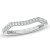 Thumbnail Image 0 of Previously Owned - Vera Wang Love Collection 1/5 CT. T.W. Diamond Slight Contour Wedding Band in 14K White Gold