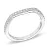 Thumbnail Image 1 of Previously Owned - Vera Wang Love Collection 1/5 CT. T.W. Diamond Slight Contour Wedding Band in 14K White Gold