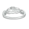 Thumbnail Image 3 of Previously Owned - 3/4 CT. T.W. Diamond Past Present Frame Future® Twist Split Shank Engagement Ring in 14K White Gold