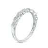 Thumbnail Image 2 of Previously Owned - 1/10 CT. T.W. Diamond Laurel Leaf Stackable Band in 10K White Gold