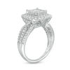 Thumbnail Image 3 of Previously Owned - 1-1/2 CT. T.W. Quad Princess-Cut Diamond Frame Vintage-Style Engagement Ring in 14K White Gold