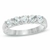 Thumbnail Image 1 of Previously Owned - Celebration Ideal 1 CT. T.W. Diamond Five Stone Band in 14K White Gold (I/I1)