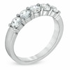 Thumbnail Image 2 of Previously Owned - Celebration Ideal 1 CT. T.W. Diamond Five Stone Band in 14K White Gold (I/I1)