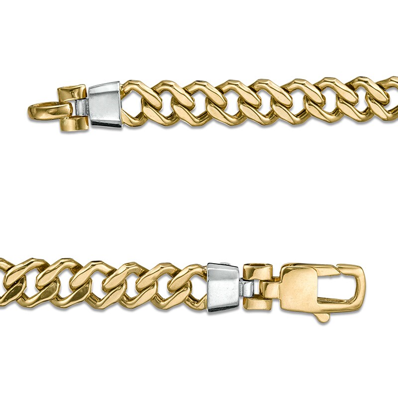 Main Image 3 of Previously Owned - Made in Italy Men's 6.5mm Curb Chain Necklace in 10K Gold - 22"