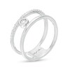 Thumbnail Image 1 of Previously Owned - Marilyn Monroe™ Collection 1/5 CT. T.W. Diamond Ring in 10K White Gold