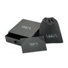 Thumbnail Image 4 of Previously Owned - Vera Wang Men 1/4 CT. T.W. Black Diamond Cross Pendant in Sterling Silver - 22"