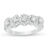 Thumbnail Image 0 of Previously Owned - Everything You Are™ 1/2 CT. T.W. Multi-Shape Diamond Frame Five Stone Ring in 10K White Gold