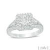 Thumbnail Image 1 of Previously Owned - Vera Wang Love Collection 1-3/4 CT. T.W. Diamond Frame Engagement Ring in 14K White Gold (I/SI2)