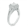 Thumbnail Image 1 of Previously Owned - Vera Wang Love Collection 1-3/4 CT. T.W. Diamond Frame Engagement Ring in 14K White Gold (I/SI2)