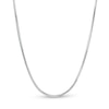 Thumbnail Image 1 of Previously Owned - Made in Italy Men's 0.8mm Adjustable Snake Chain Necklace in 14K White Gold - 22"
