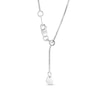 Thumbnail Image 2 of Previously Owned - Made in Italy Men's 0.8mm Adjustable Snake Chain Necklace in 14K White Gold - 22"