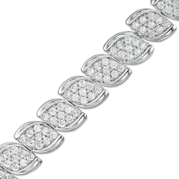 Previously Owned - 3 CT. T.W. Composite Diamond Tennis Bracelet in 10K White Gold