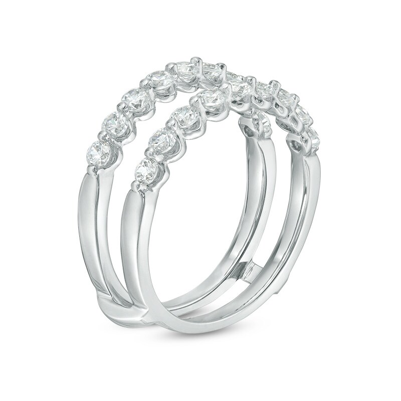 Main Image 2 of Previously Owned - 1 CT. T.W. Diamond Solitaire Enhancer in 14K White Gold
