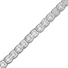 Thumbnail Image 1 of Previously Owned - 1 CT. T.W. Diamond Square Tennis Bracelet in 10K White Gold