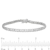 Thumbnail Image 2 of Previously Owned - 1 CT. T.W. Diamond Square Tennis Bracelet in 10K White Gold