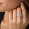 Thumbnail Image 2 of Previously Owned - 1-1/2 CT. T.W. Composite Diamond Marquise Bypass Frame Ring in 10K Gold