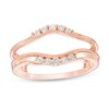 Thumbnail Image 0 of Previously Owned - 1/5 CT. T.W. Diamond Contour Vintage-Style Solitaire Enhancer in 14K Rose Gold