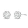 Thumbnail Image 0 of Previously Owned - 1/2 CT. T.W.  Diamond Frame Stud Earrings in 14K White Gold (I/SI2)