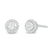 Thumbnail Image 1 of Previously Owned - 1/2 CT. T.W.  Diamond Frame Stud Earrings in 14K White Gold (I/SI2)