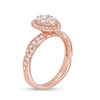 Thumbnail Image 2 of Previously Owned - 1 CT. T.W. Composite Pear Diamond Frame Twist Shank Engagement Ring in 14K Rose Gold