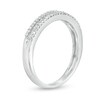 Thumbnail Image 3 of Previously Owned - 1/4 CT. T.W. Baguette and Round Diamond Multi-Row Band in 14K White Gold