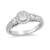 Thumbnail Image 1 of Previously Owned - Enchanted Disney Jasmine 1 CT. T.W. Diamond Three Stone Engagement Ring in 14K White Gold