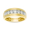 Thumbnail Image 1 of Previously Owned - 1-1/5 CT. T.W. Diamond Seven Stone Wedding Band in 10K Gold