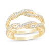 Thumbnail Image 1 of Previously Owned - 3/8 CT. T.W. Diamond Twist Solitaire Enhancer in 14K Gold