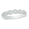 Thumbnail Image 1 of Previously Owned - Vera Wang Love Collection 1/4 CT. T.W. Diamond Braided Band in 14K White Gold