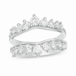 Previously Owned - 1-1/2 CT. T.W. Diamond Solitaire Enhancer in 14K White Gold