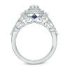 Thumbnail Image 3 of Previously Owned - Vera Wang Love Collection 1 CT. T.W. Pear-Shaped Diamond Frame Engagement Ring in 14K White Gold